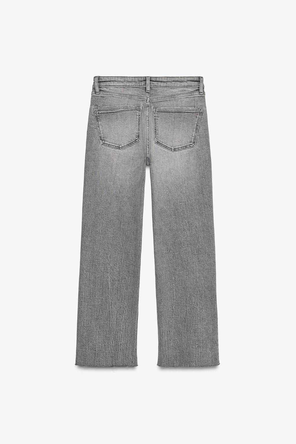 TRF CROPPED FLARE HIGH-WAIST JEANS - Zara фото 49