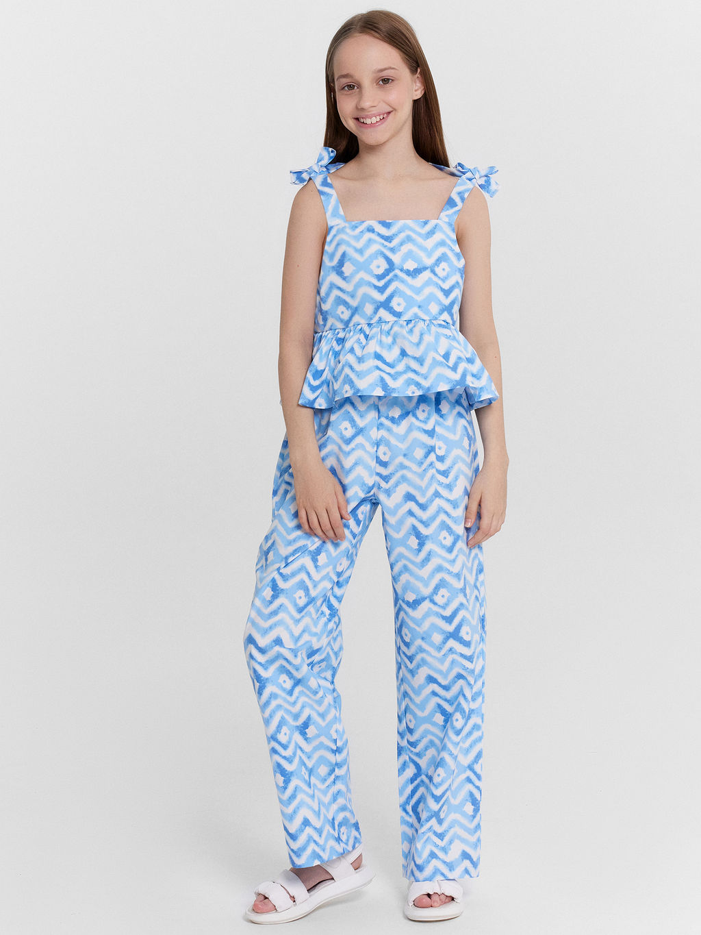 КОМПЛЕКТ ДЛЯ ДЕВОЧЕК (БЛУЗА, БРЮКИ)для эпизодической носки - Mark formelle фото 2