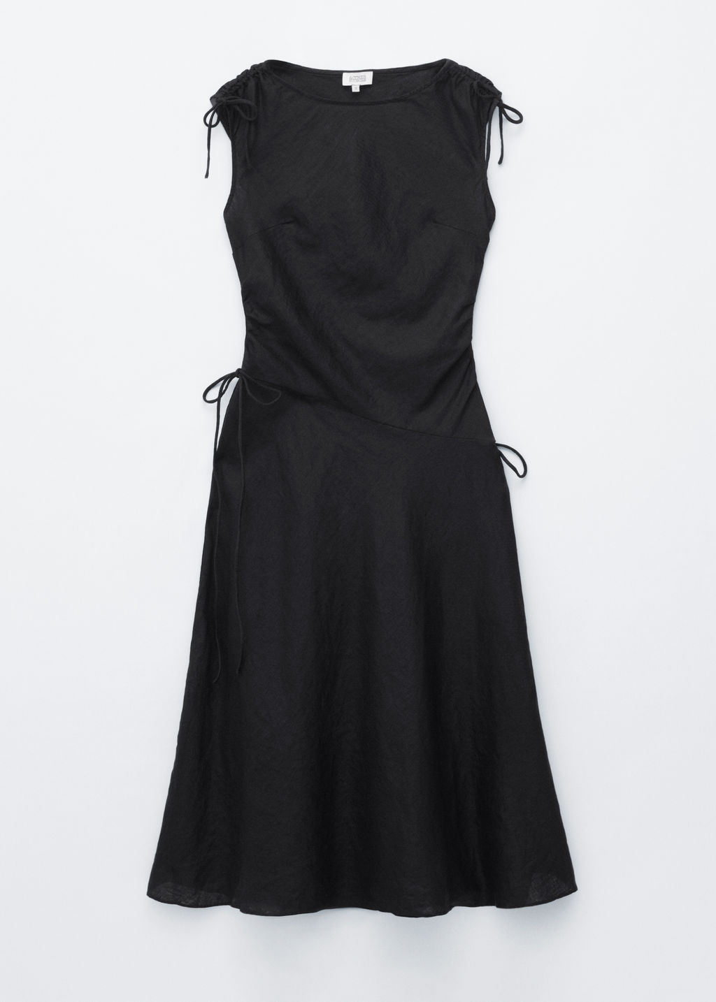 Vestido midi acampanado de lino - H&m фото 2