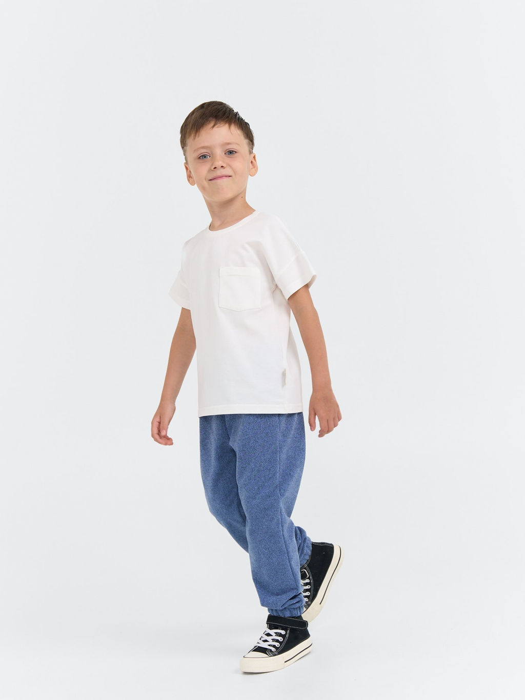 Джоггеры Деним из фактурного флиса - Bungly фото 7