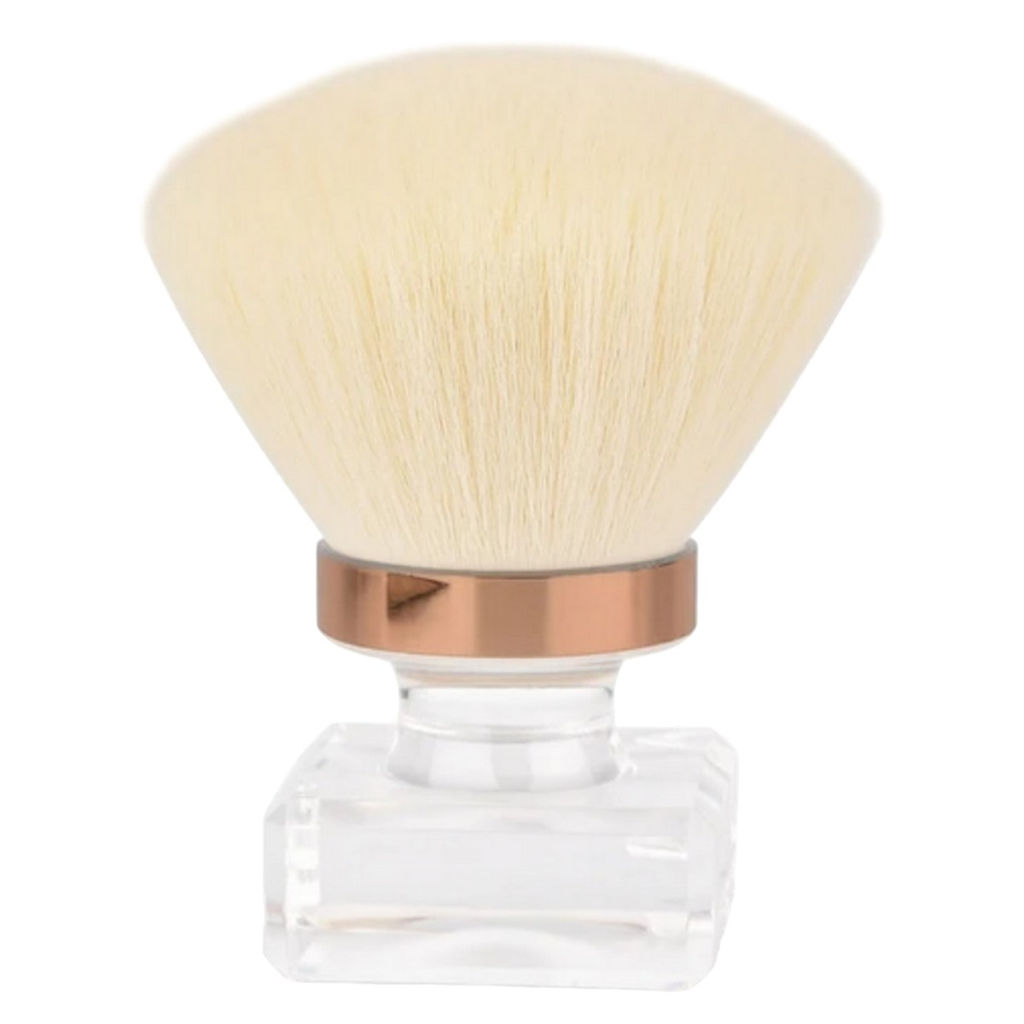 Kristaller Кисть-сметка для удаления маникюрного опила и волос, белый