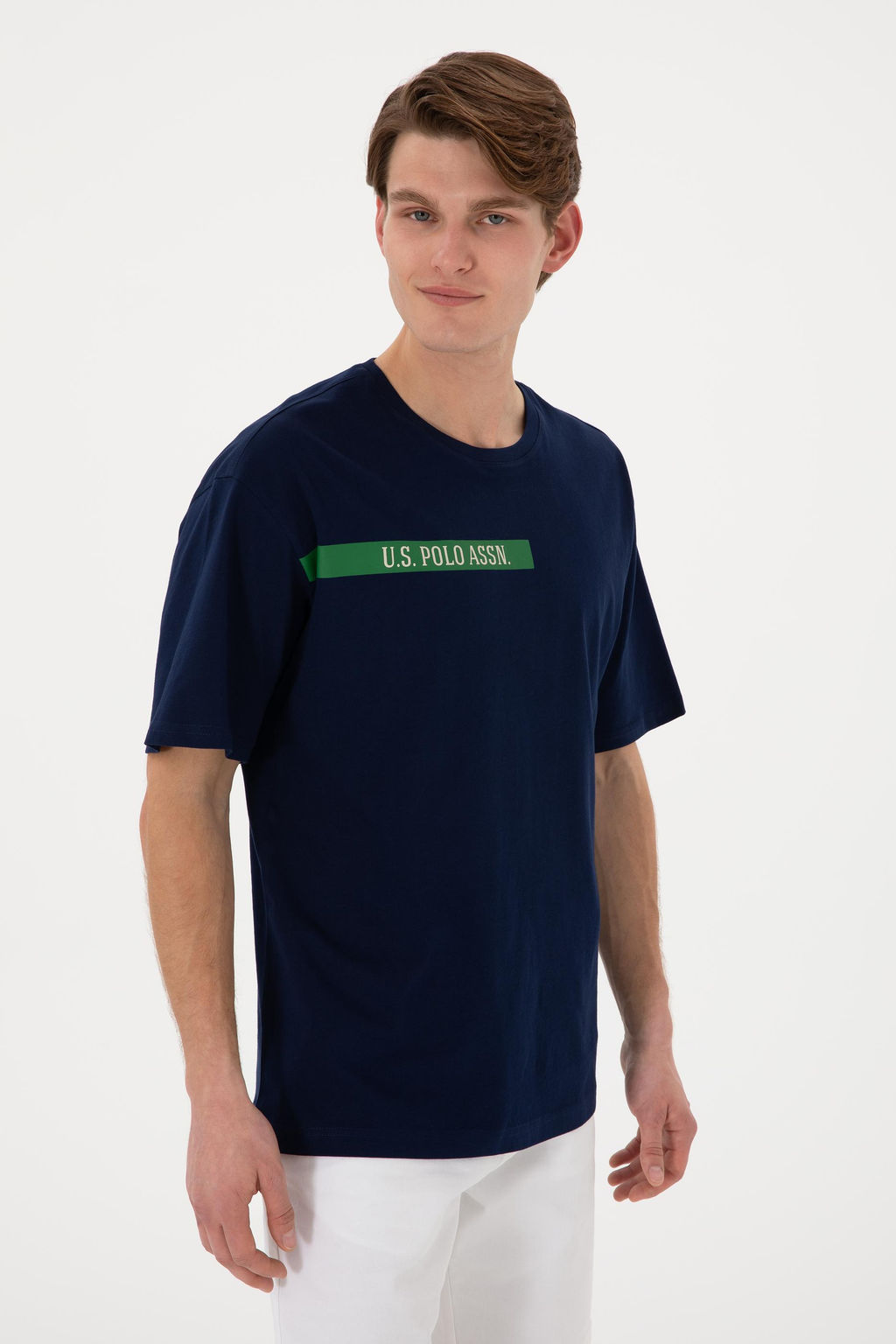 Erkek Comfort Fit Bisiklet Yaka Lacivert Ti__rt Sepette S_rpriz _ndirim - U.s. polo assn фото 3