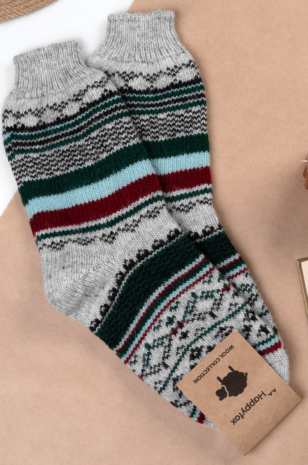 Мужские шерстяные носки Happyfox