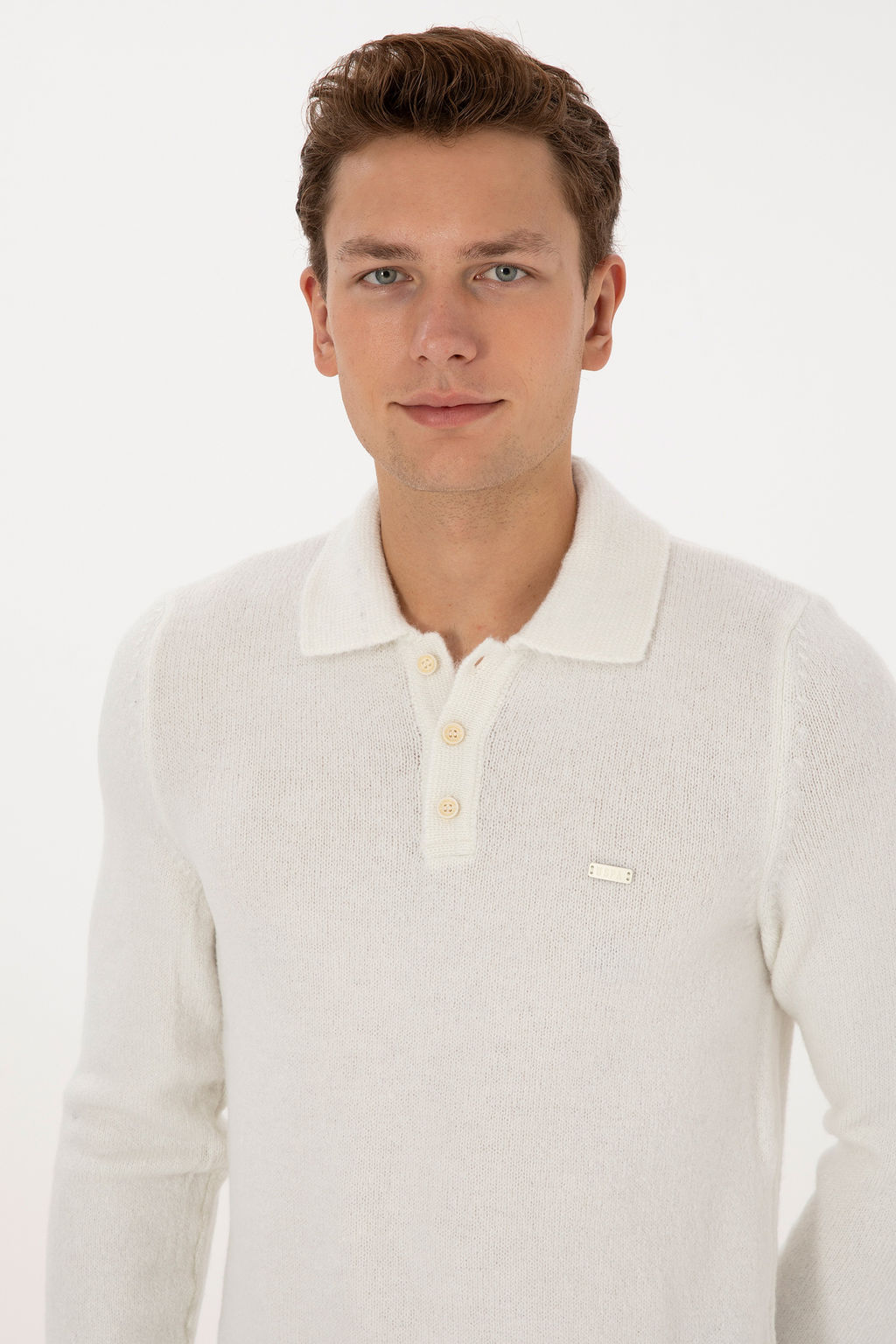 Erkek Krem Kazak - U.s. polo assn фото 9