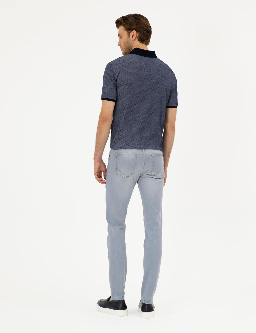 A__k Gri Slim Fit Jean Pantolon