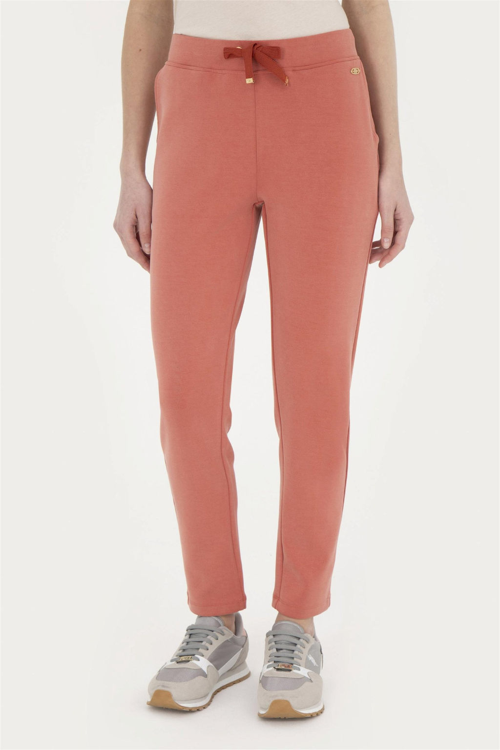 Женские спортивные штаны пудрового цвета - U.s. polo assn фото 2