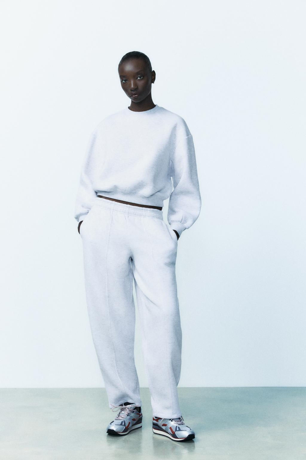 CARROT FIT PLUSH TROUSERS - Zara фото 4