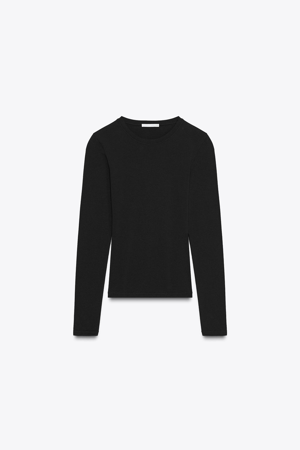 CAMISETA MANGA LARGA / Negro - Zara фото 4