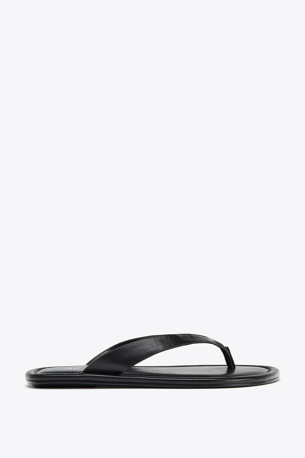 FLAT LEATHER SANDALS - Zara фото 2