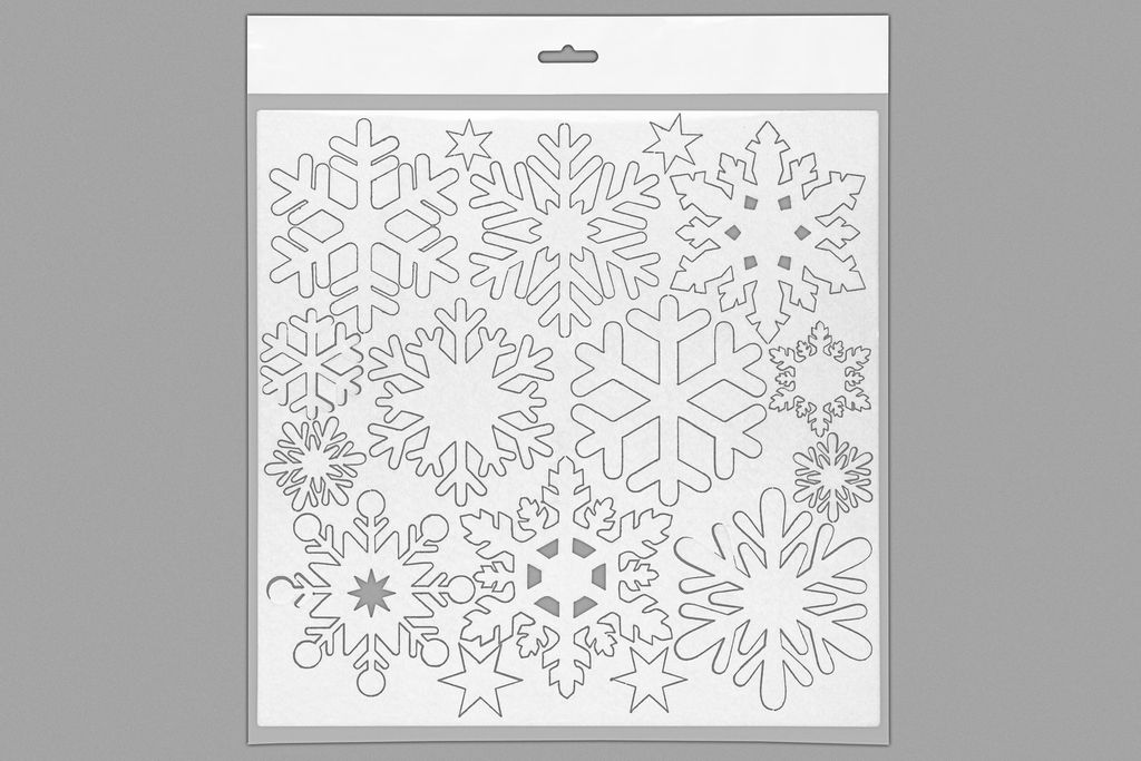 Набор снежинок для декора (белый) - Smiledecor фото 2