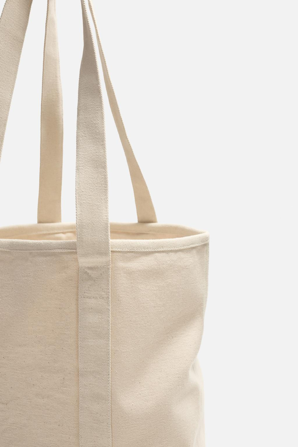 FABRIC SHOPPER BAG - Zara фото 4