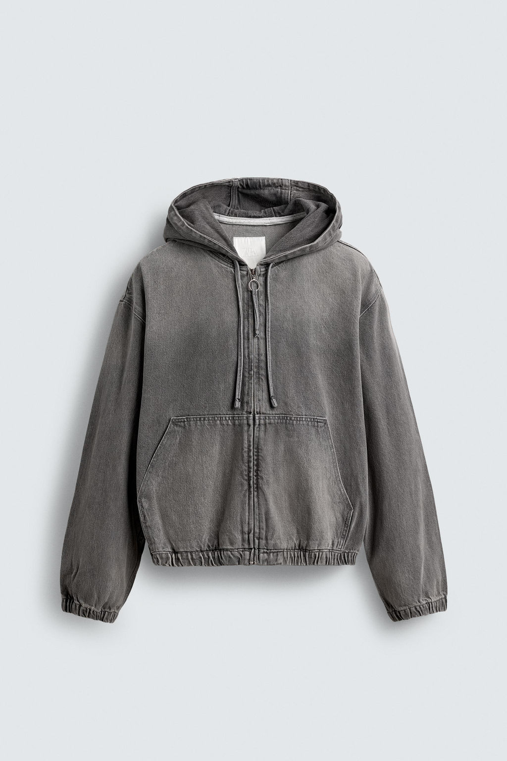 WASHED HOODED JACKET - Zara фото 7