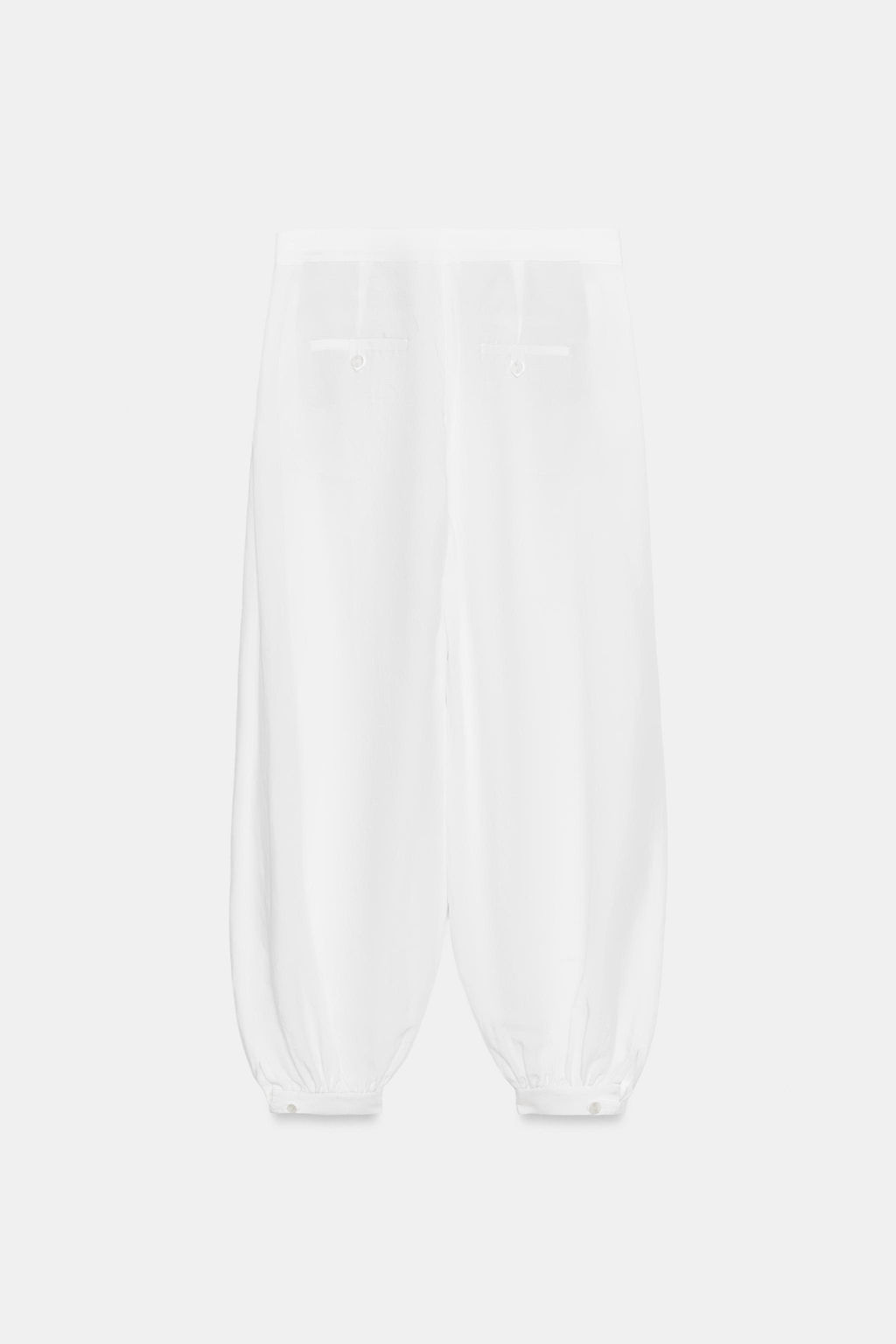 PANTAL?N BOMBACHO ZW COLLECTION / Blanco - Zara фото 7