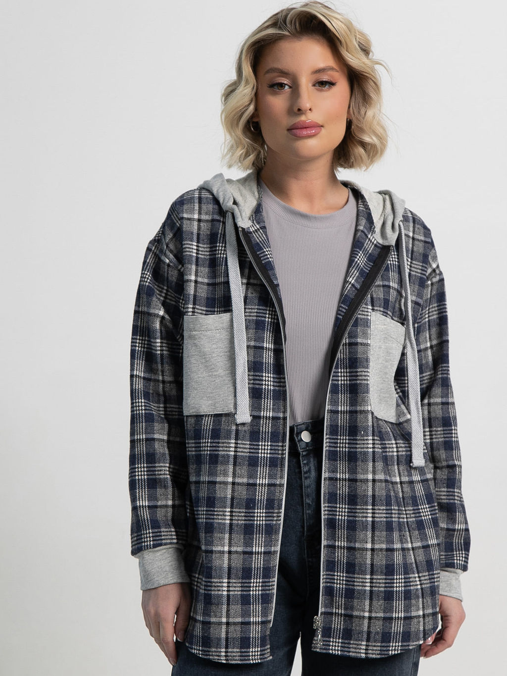 Рубашка Больше чем стиль НЬЮ (синяя) Б15126-50М - Lt collection фото 9