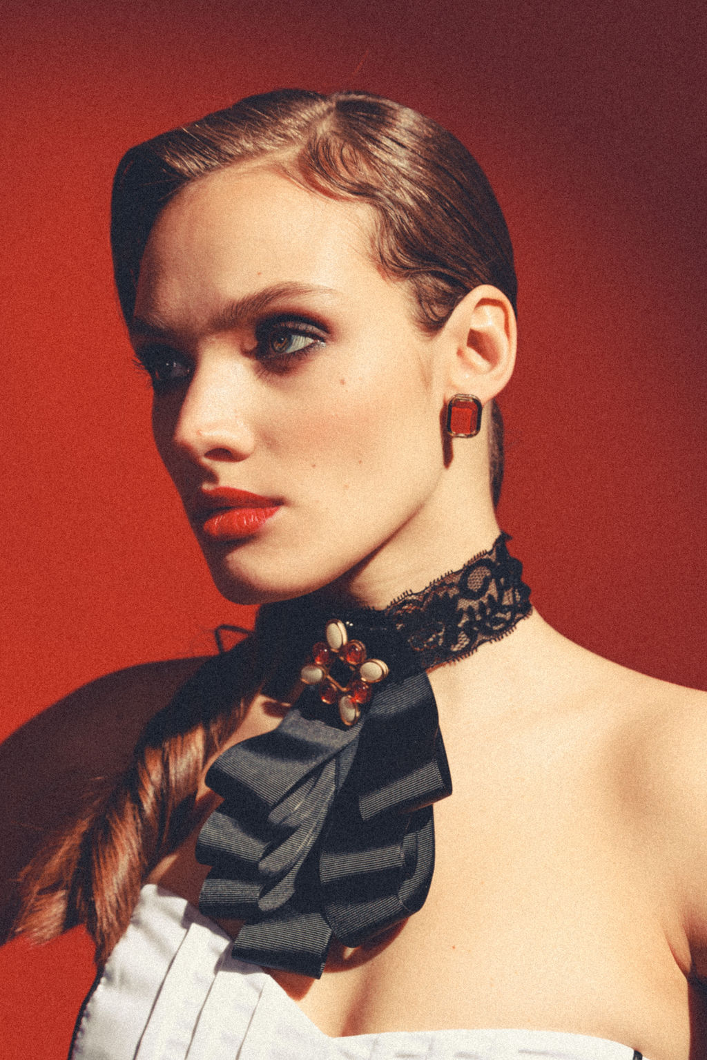 Брошь Винтаж №10 Red - Orgalica фото 2