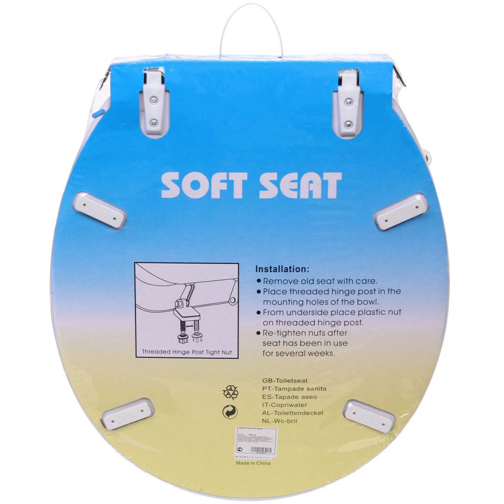 Сиденье для унитаза 36х41"Мрамор"