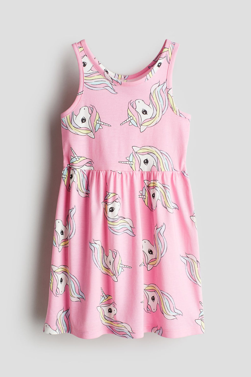 Vestido estampado de algodon