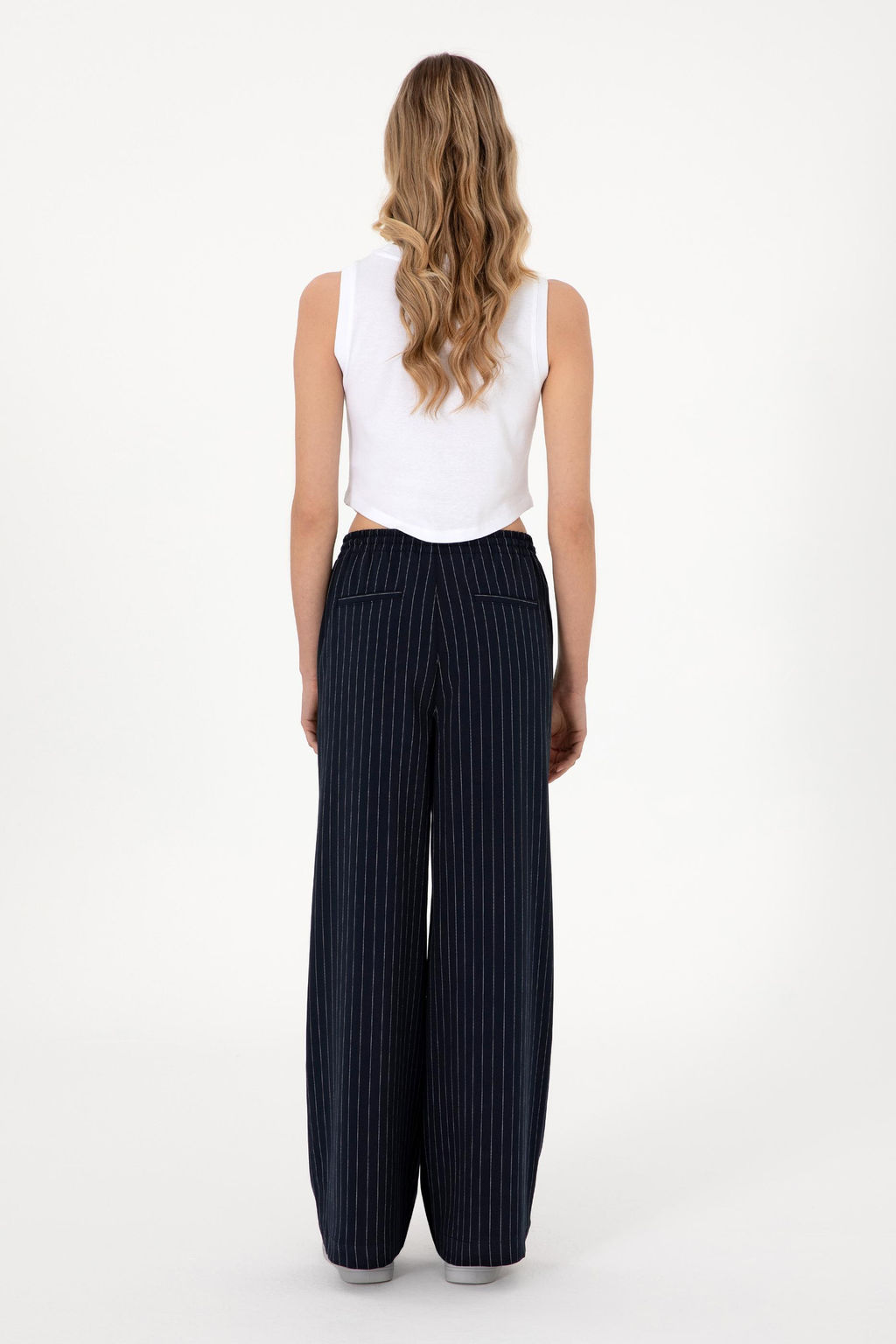 Kad_n Lacivert _izgili Loose Relax Fit Kanvas Pantolon Sepette S_rpriz _ndirim - U.s. polo assn фото 4