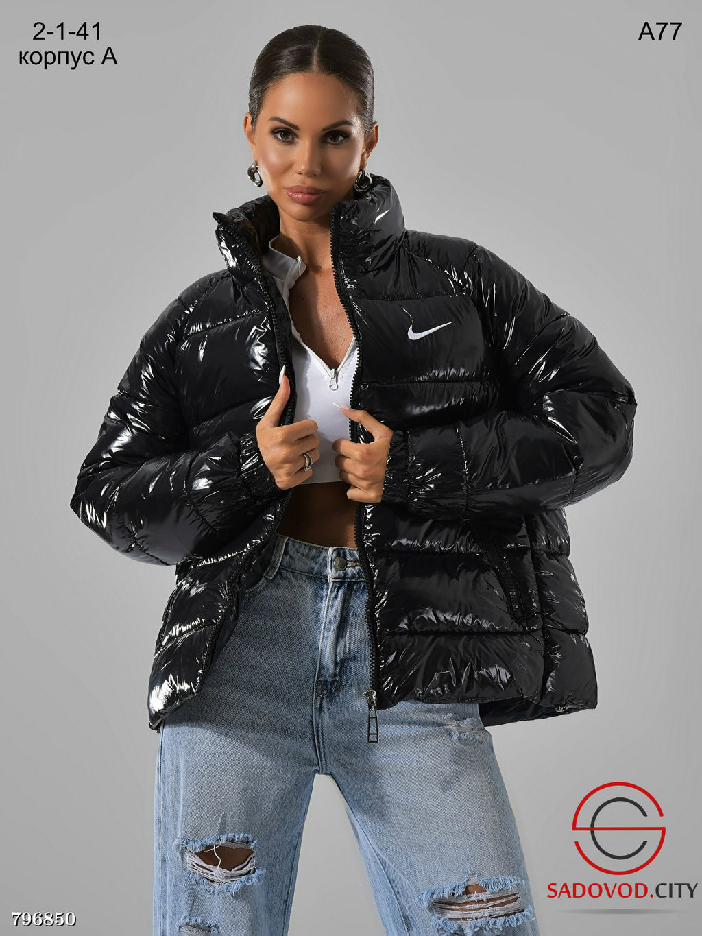 Куртка лаковая женская - Bruno фото 3