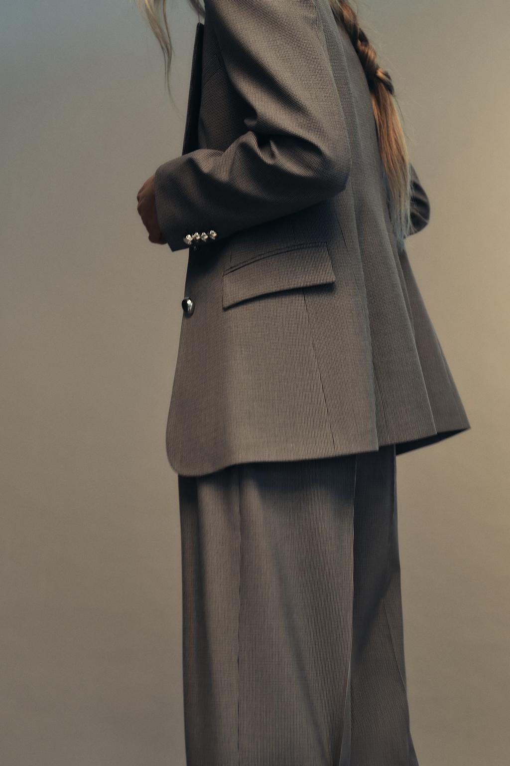 HOUNDSTOOTH BLAZER - Zara фото 4