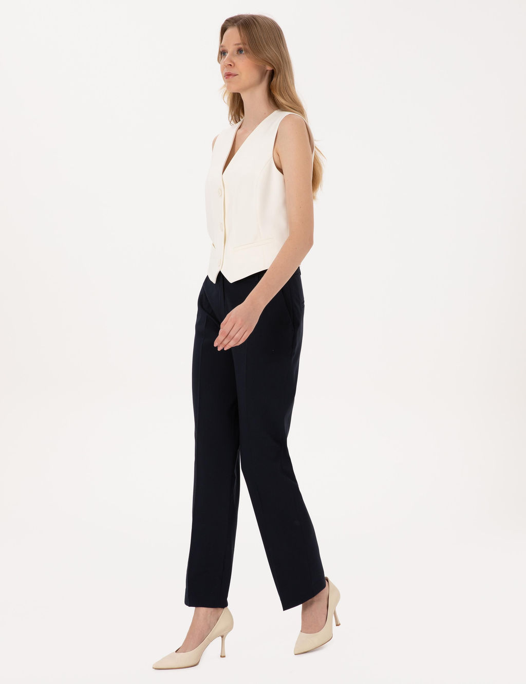 Lacivert Straight Fit Kuma_ Pantolon - Pierre cardin фото 3