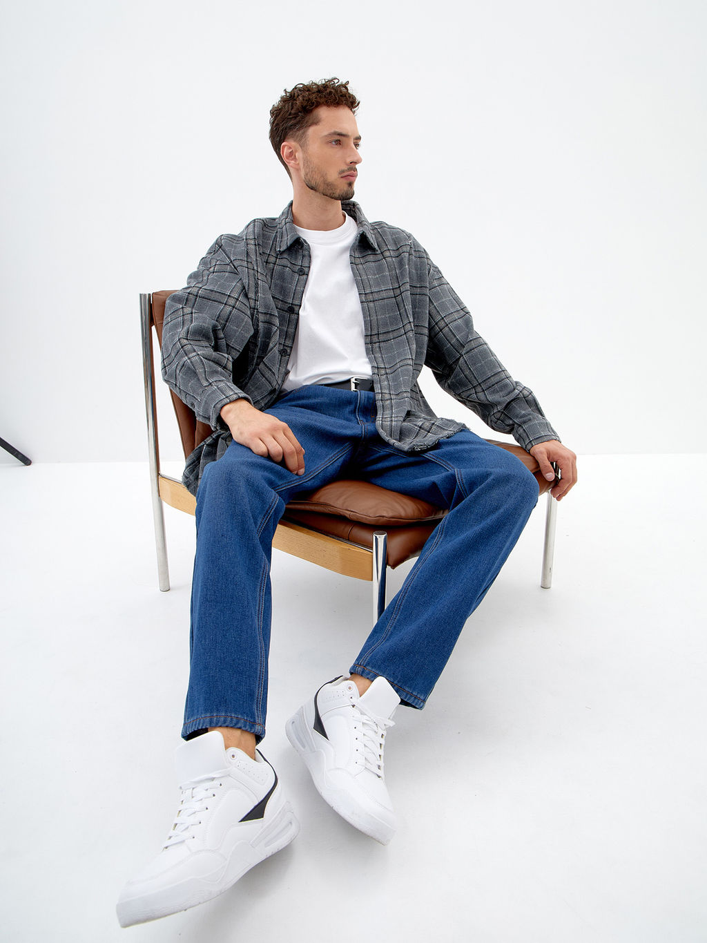 Утепленные Мужские джинсы TAPER-SLIM - Mossmore фото 41