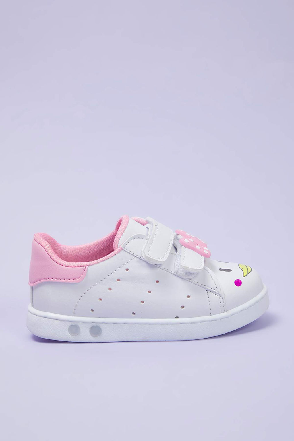 Beyaz Fiyonk Detayl? Cift C?rtl? Buyuk/Kucuk K?z Cocuk Kids Spor Ayakkab? TAKSS25SN00064 - Trendyolmilla фото 3