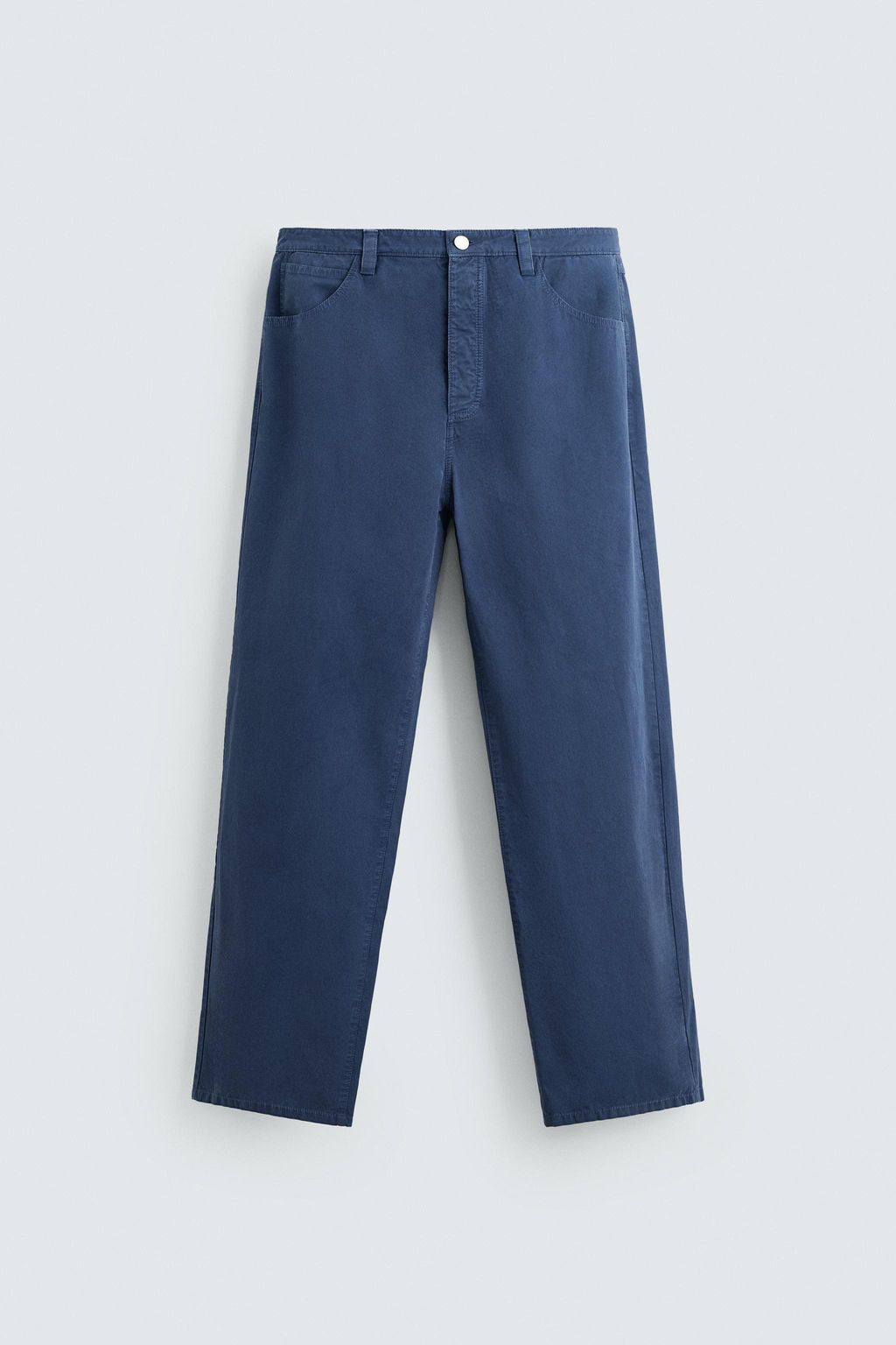 WASHED STRAIGHT-LEG TROUSERS - Zara фото 17
