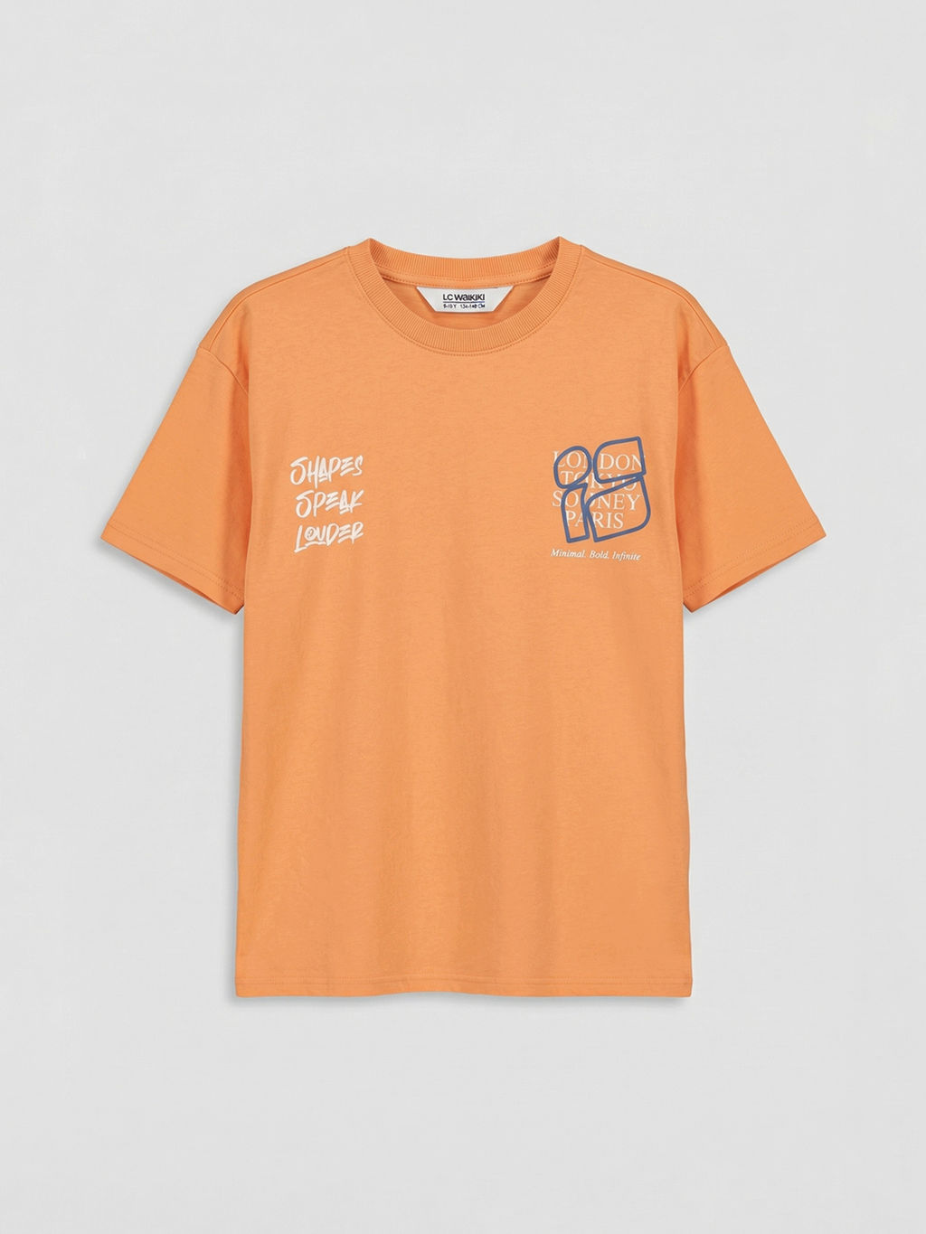 Yaz? ve ?ehir Bask?l? Penye Erkek ?ocuk Ti??rt