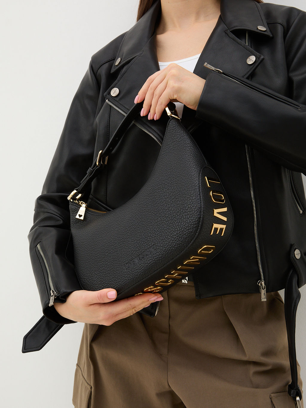 Женская сумка на плечо LOVE MOSCHINO GIANT Артикул 3815408, черный  фото 2