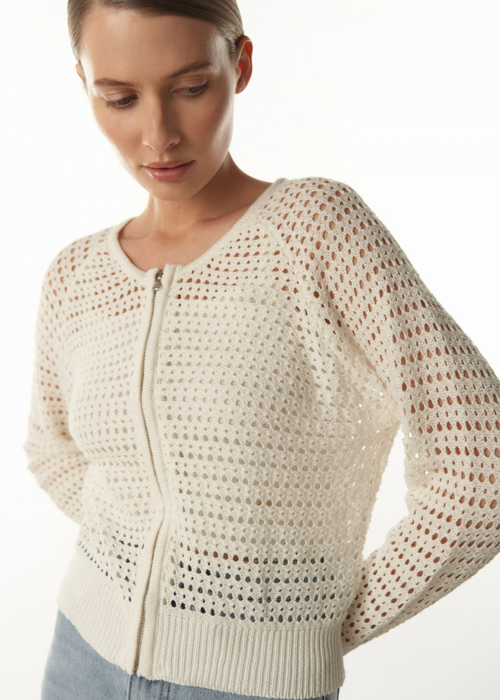 Conso/KCL 230757 - milk Кардиган