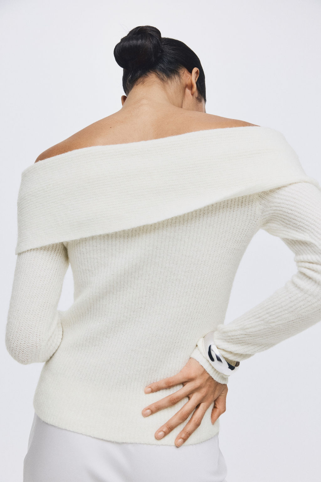 Jersey off-the-shoulder - H&m фото 9