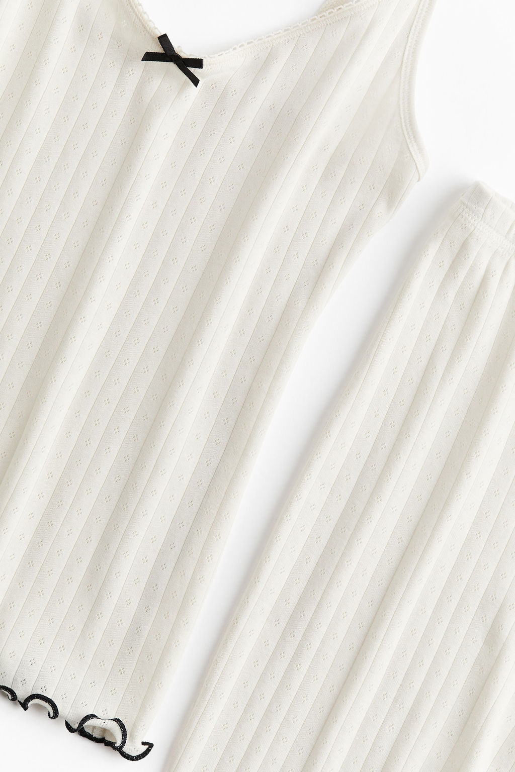 Pijama en punto pointelle - H&m фото 7