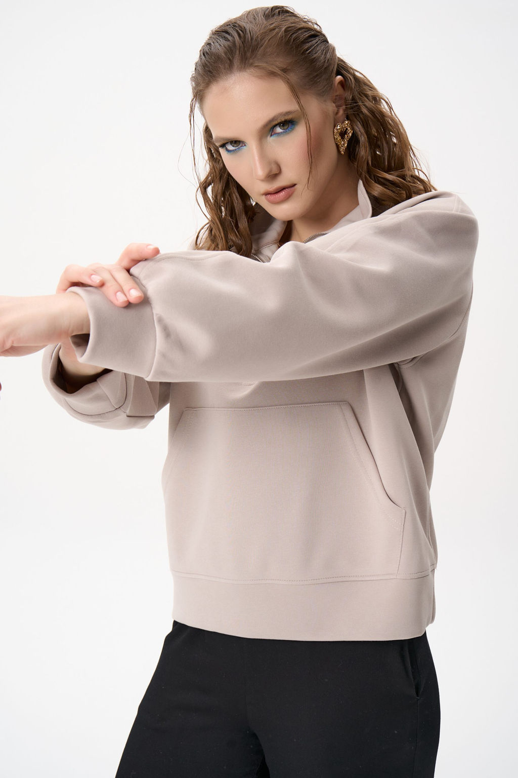 Свитшот Деми (бежевый) - Эльза фото 10