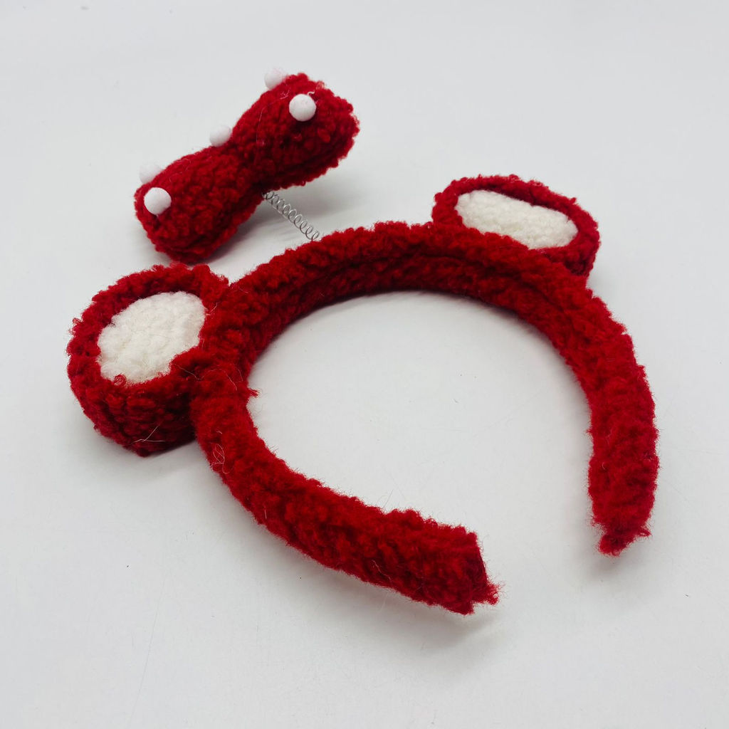 Ободок Мишка с бантиком пушистый - Storyland фото 3