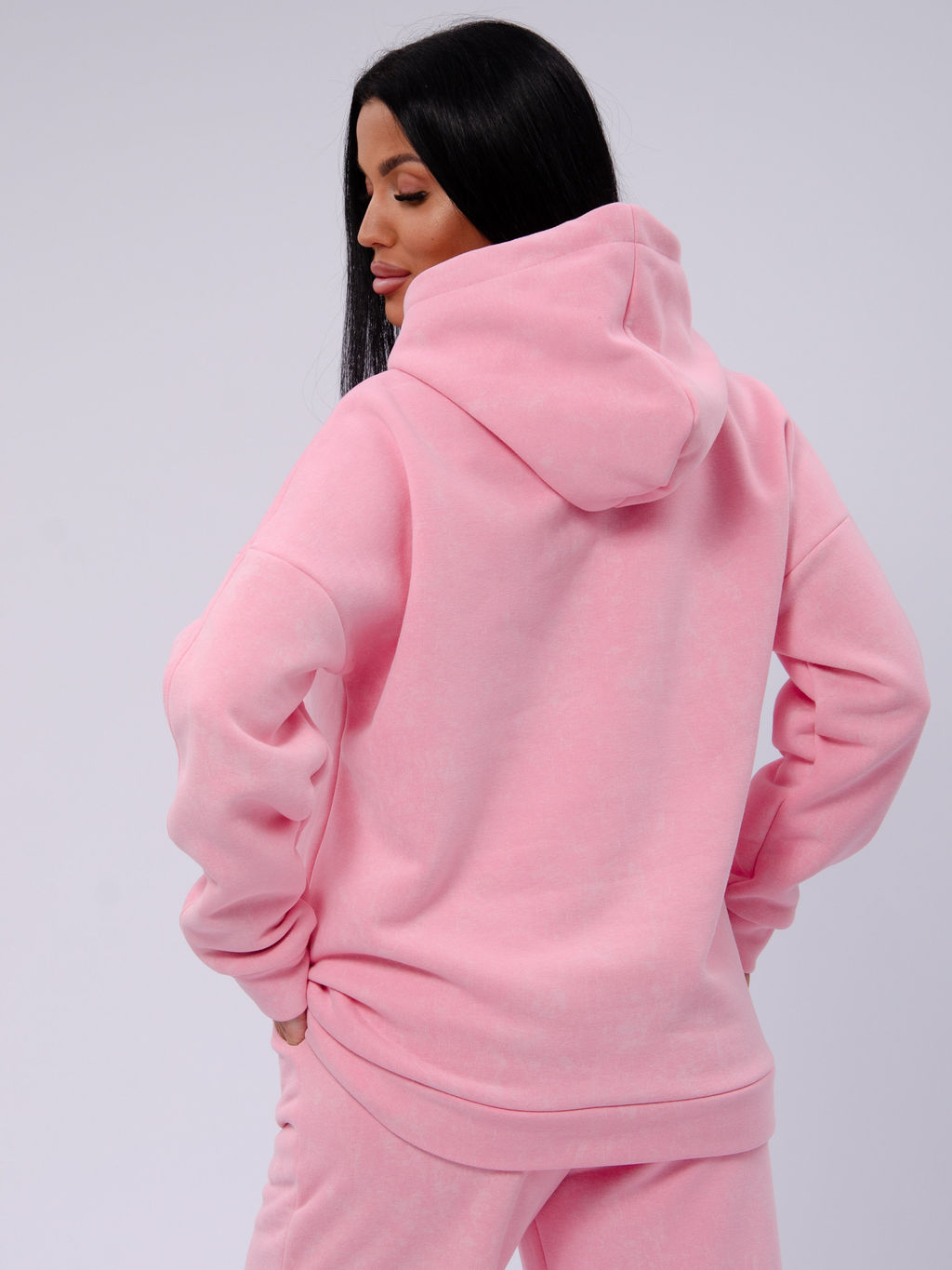 Костюм "Винтаж" розовый, футер начес