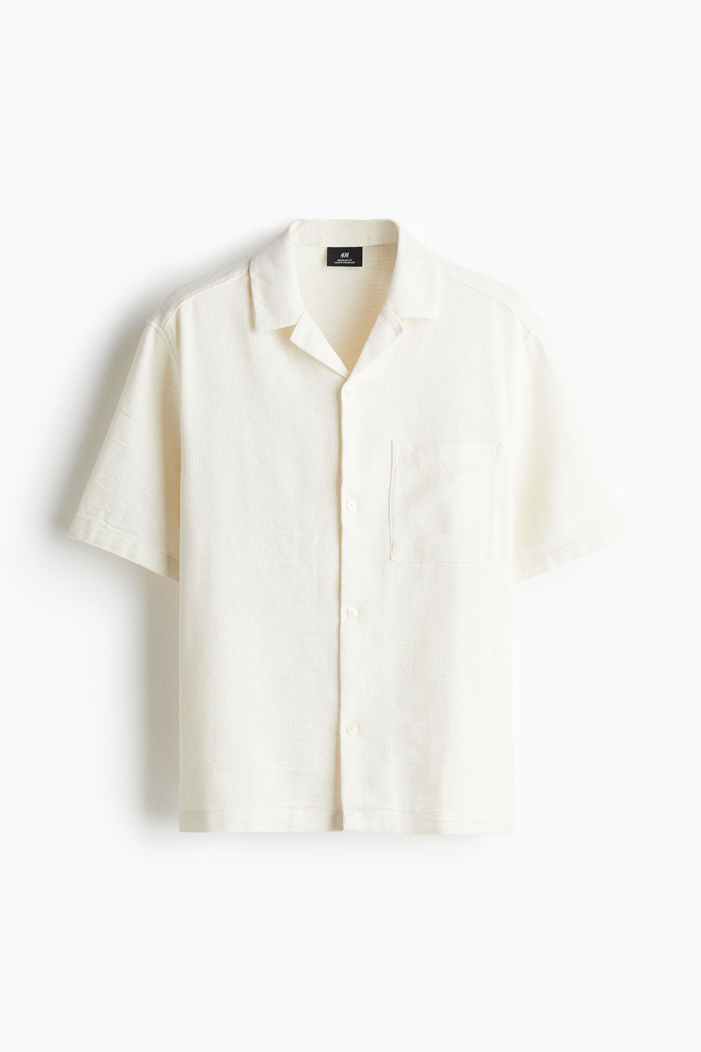 Camisa resort con textura Regular Fit - H&m фото 2