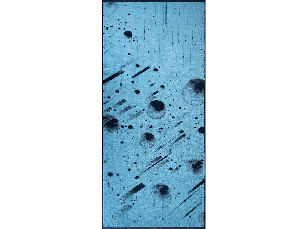 6с102.411ж1 Брызги (т.синий2) Полотенце махровое 67х150см