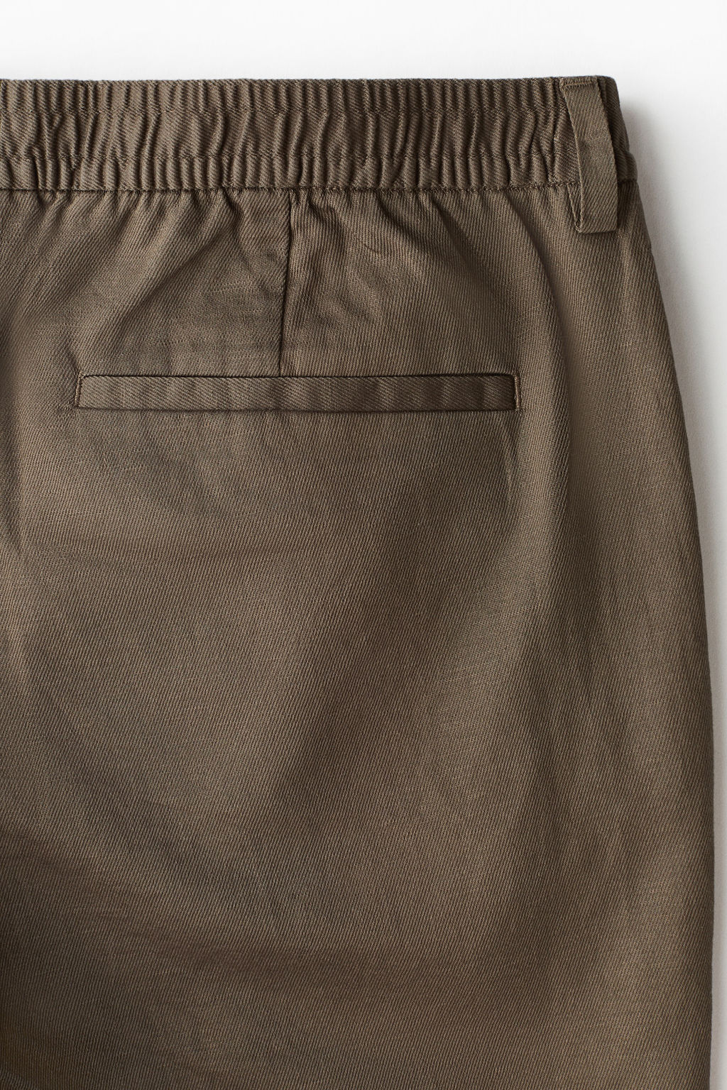 Pantal?n corto en mezcla de lino Relaxed Fit - H&m фото 7