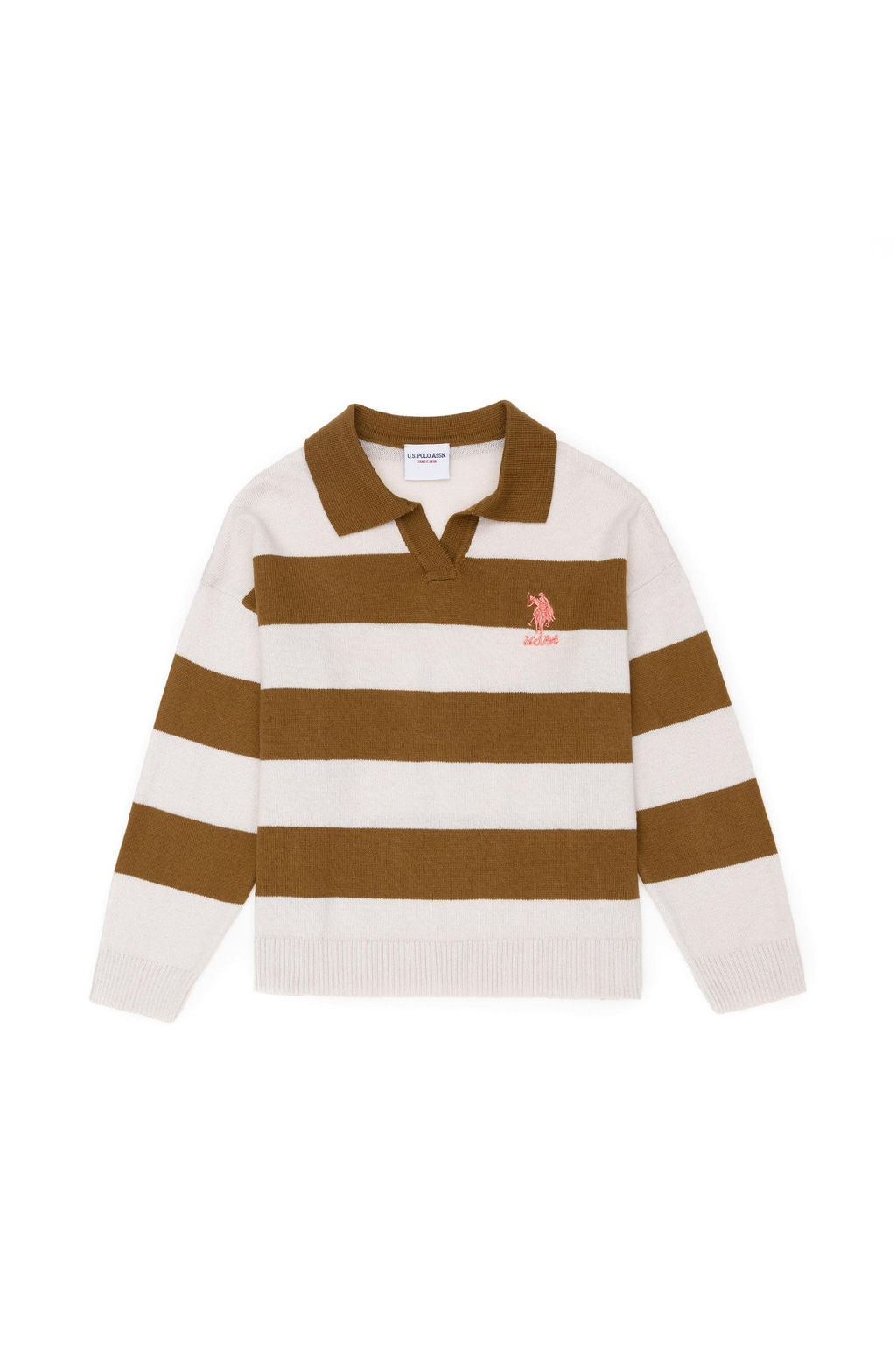 Свитер с камнями для девочки - U.s. polo assn фото 3