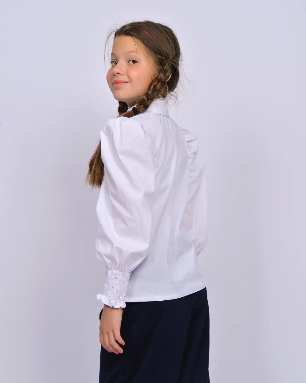 Блузка для девочки 61397 Белый* 1050 Lets go - Let's go фото 9