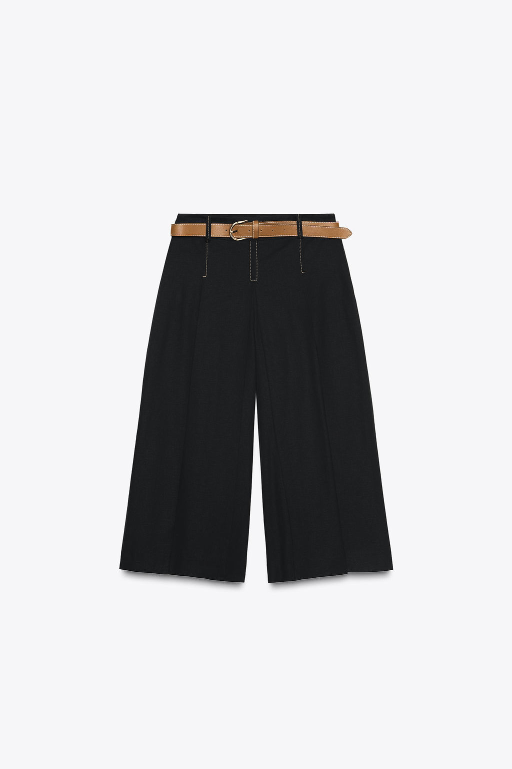 BELTED LONG BERMUDA SHORTS WITH DARTS - Zara фото 7