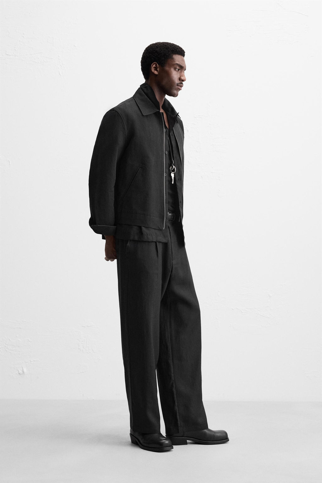 RELAXED FIT FLOWING TROUSERS - Zara фото 24
