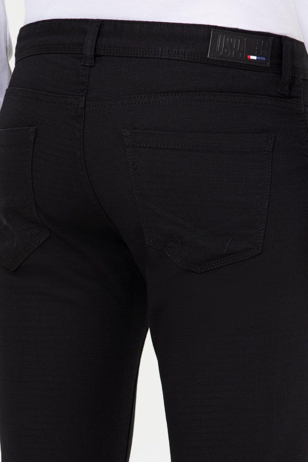 U. S. Polo Assn / Мужские черные брюки из плотной ткани - U.s. polo assn фото 21