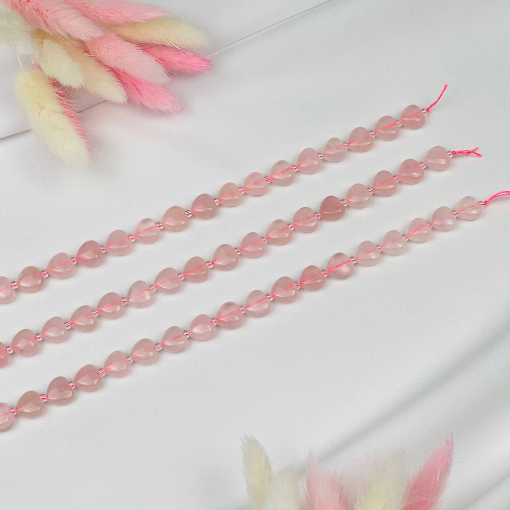 Бусины для украшений из Розового кварца