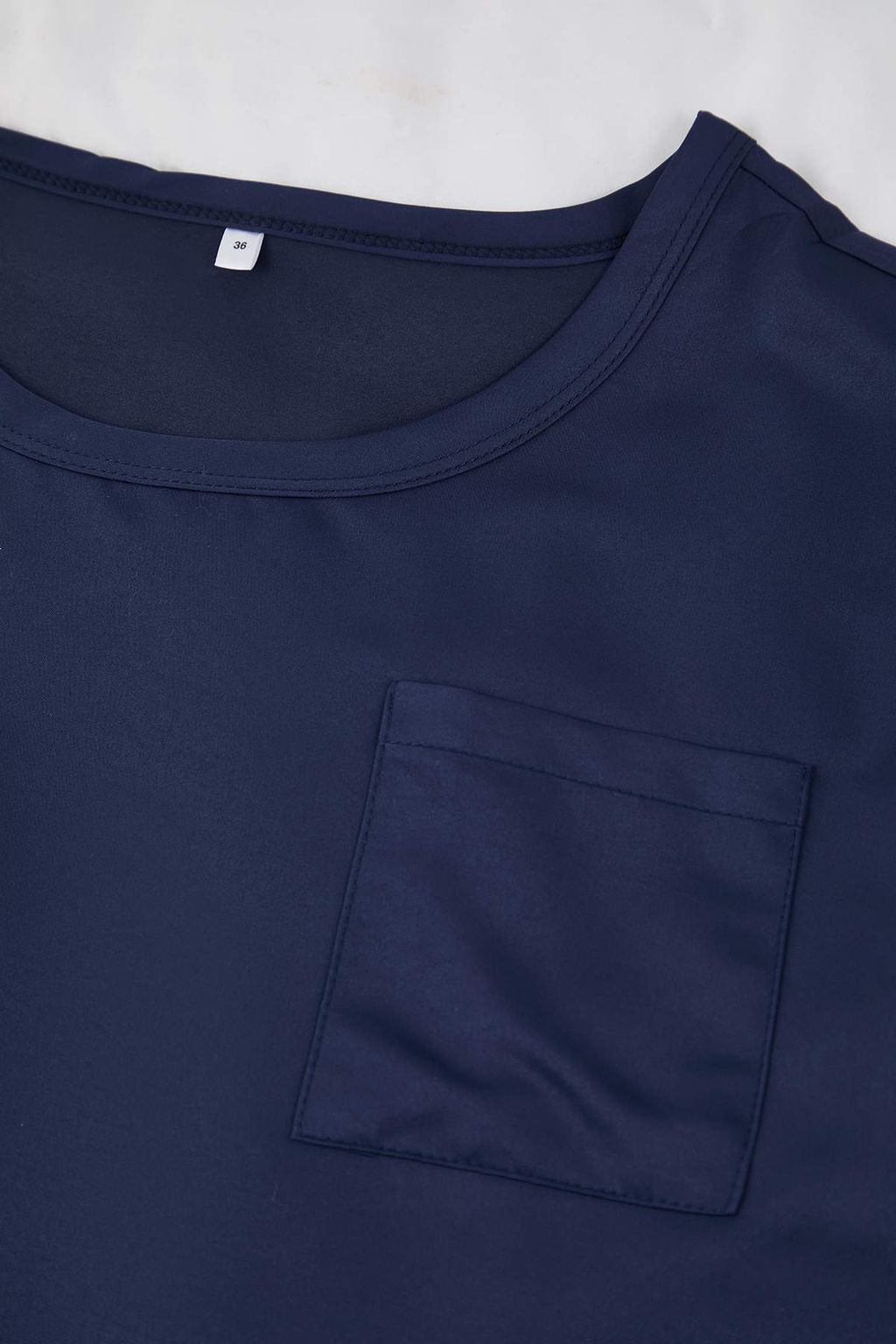 Lacivert Mat Saten Dokuma Pijama Tak?m? THMAW26PT00032 - Trendyolmilla фото 6