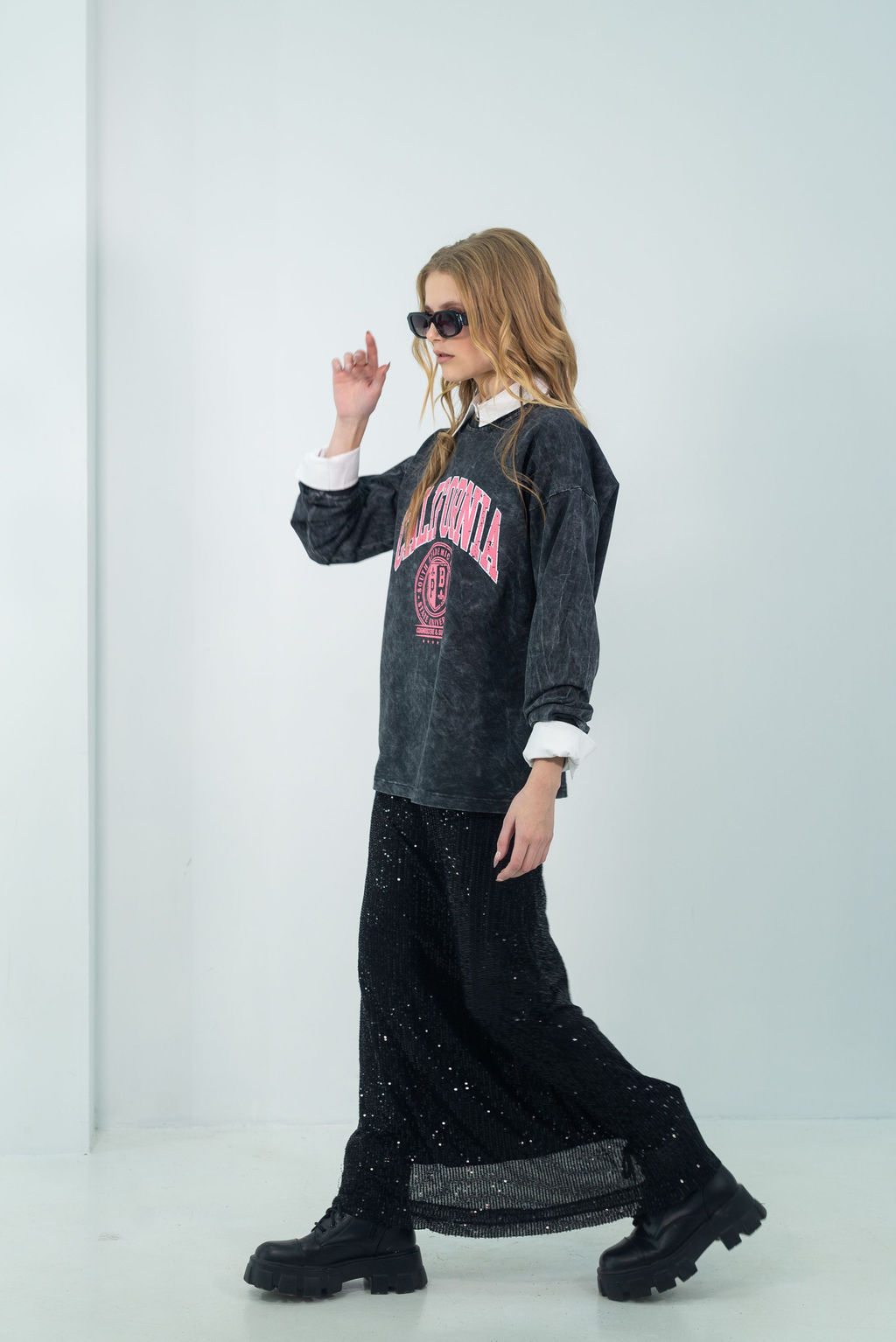 Юбка Зенда (черный) 164 см. - Nadi bordo фото 3