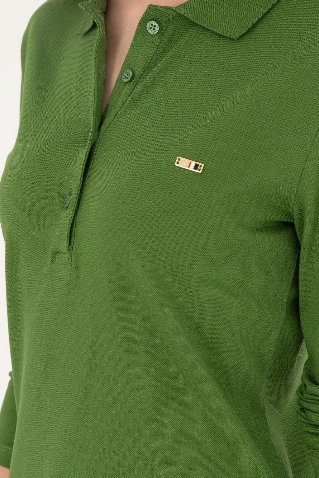 Женский зеленый базовый свитшот - U.s. polo assn фото 7