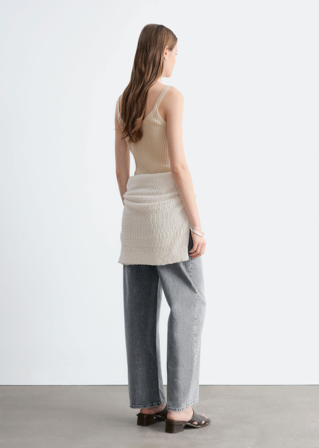 Camiseta de tirantes con bordes ondulados - H&m фото 4