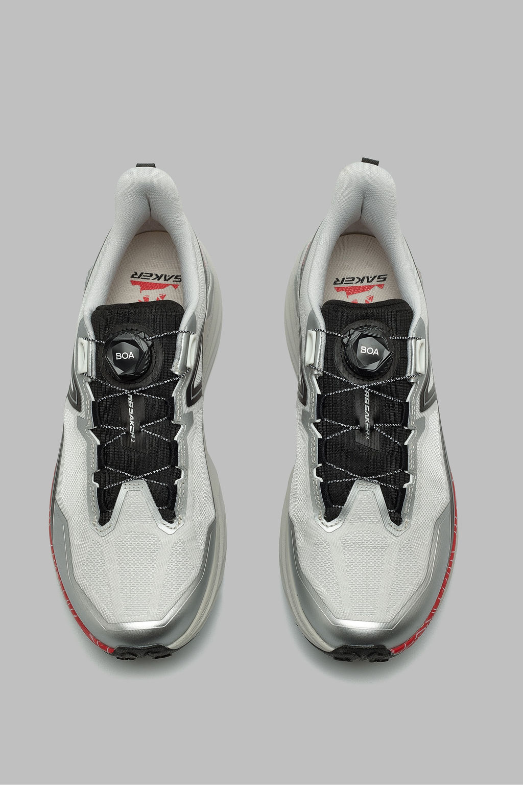 Кроссовки для трейла Серый/Серебристый/Черный